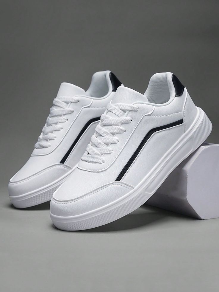 Men’s Stylish White Casual Sneakers
